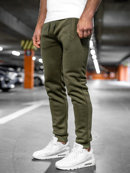 Muške trenirke jogger hlače khaki Bolf XW01