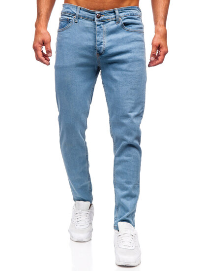 Plave muške slim fit jeans hlače Bolf 6480