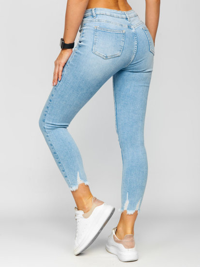 Plave ženske jeans hlače Skinny Bolf S9983