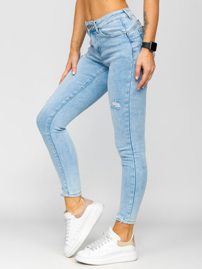 Plave ženske push up jeans hlače Bolf S9859