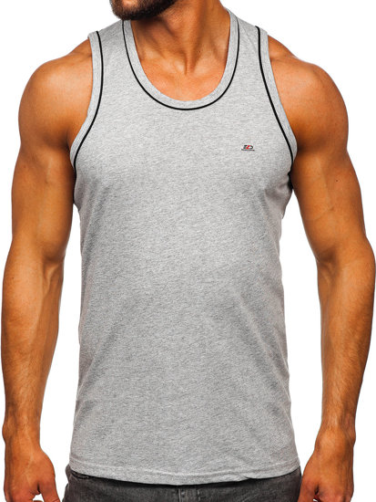 Siva muška tank top majica Denley 14276