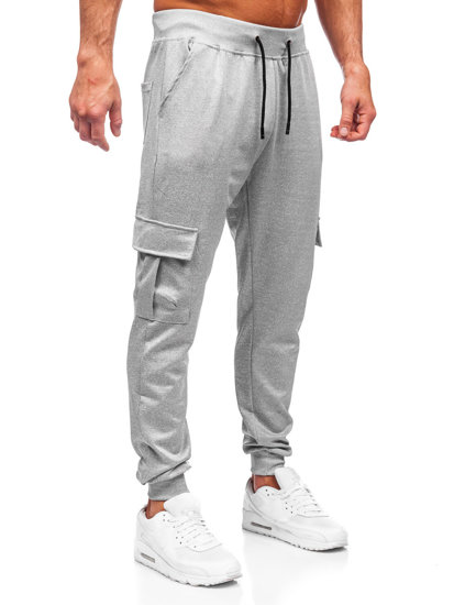 Sive cargo hlače muške joggers trenirka Bolf 8K1130