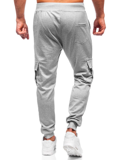 Sive cargo hlače muške joggers trenirka Bolf 8K1130