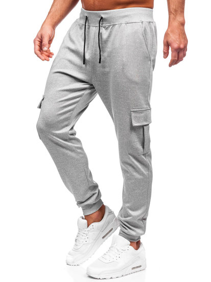 Sive cargo hlače muške joggers trenirka Bolf 8K1130