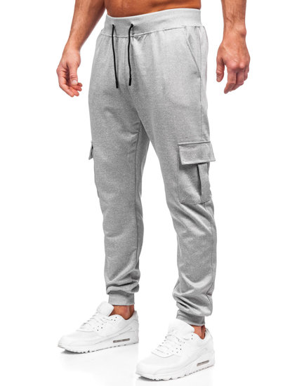 Sive cargo hlače muške joggers trenirka Bolf 8K1130