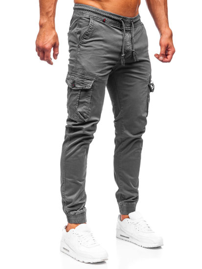 Sive jogger cargo hlače muške Bolf CT6706S0