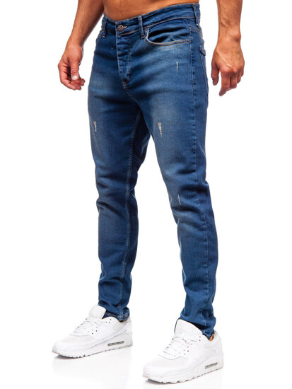 Tamnoplave muške slim fit traperice Bolf 6518