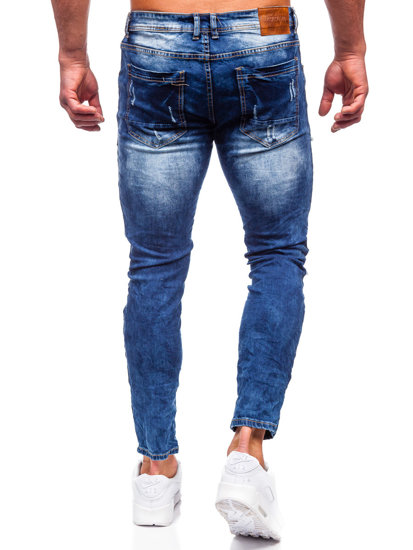 Tamnoplave muške traper hlače skinny fit Bolf E7790B