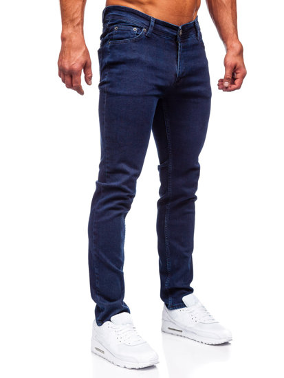 Tamnoplave traperice muške slim fit Bolf 5054