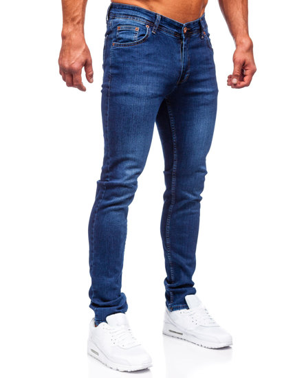 Tamnoplave traperice muške slim fit Bolf 6147