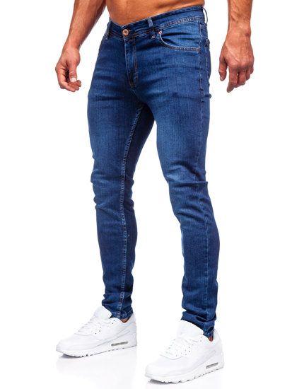 Tamnoplave traperice muške slim fit Bolf 6147