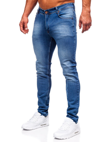 Tamnoplave traperice muške slim fit Bolf 6528