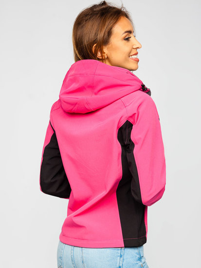 Ženska prijelazna softshell jakna roza Bolf 3077