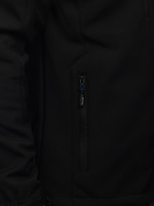 Crna jakna muška softshell Bolf WX010