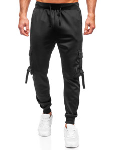 Crne cargo hlače muške joggers trenirka Bolf 8K1118