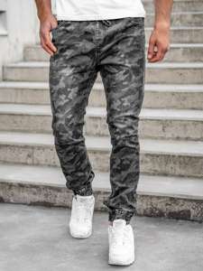 Crne jogger hlače camo muške Bolf RB9489DT