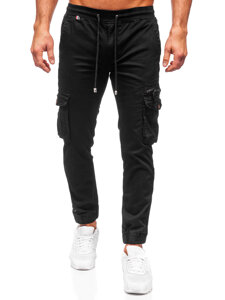 Crne muške cargo joggers Bolf MP0201N