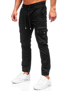 Crne muške cargo joggers Bolf MP0201N