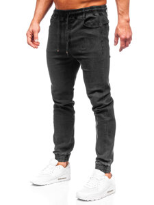 Crne muške jeans joggerice Bolf 9102