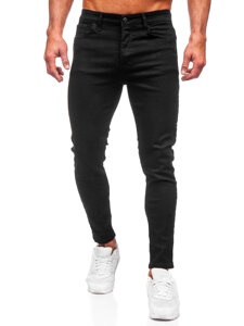 Crne muške slim fit jeans hlače Bolf 6087