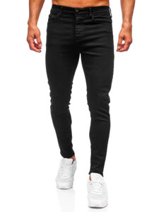 Crne muške slim fit jeans hlače Bolf 6100