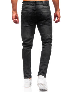 Crne muške slim fit jeans hlače Bolf 6489