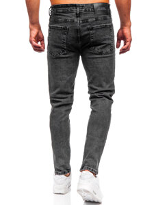 Crne muške slim fit jeans hlače Bolf 6497