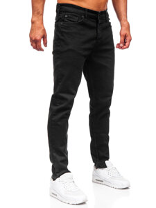 Crne muške slim fit jeans hlače Bolf 6500