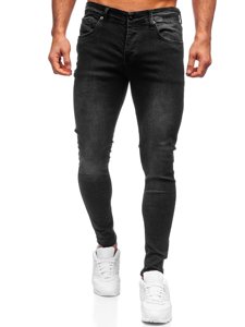 Crne muške traper hlače skinny fit Bolf R924