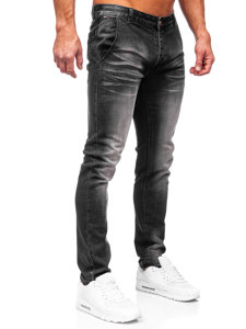 Crne muške traper hlače slim fit Bolf MP0091N