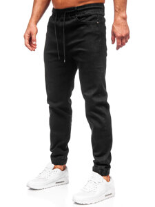 Crne muške traper joggers Bolf 8103