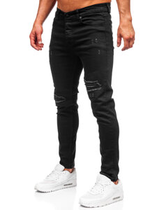 Crne muške traperice slim fit Bolf 6382