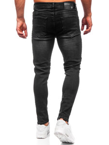 Crne slim fit muške traperice Bolf 6161