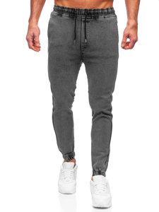 Crne traperice jogger muške Bolf 0026