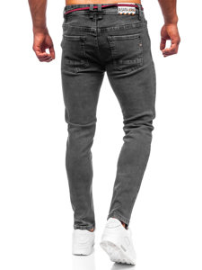 Crne traperice muške skinny fit Bolf KX565-1