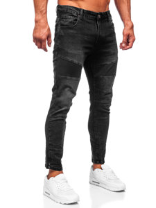 Crne traperice muške slim fit Bolf TF274