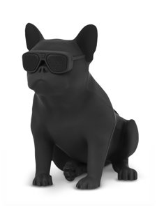 Crni veliki bežični zvučnik French Bulldog bluetooth S4