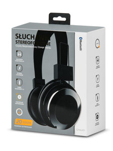 Grafitne bluetooth stereo slušalice QBM-06