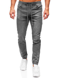 Grafitne muške traper joggers Bolf MP0275GC