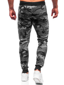 Grafitne sportske hlače muške camo Bolf KK04