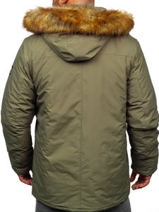 Kaki muška zimska jakna Alaskan parka Bolf WX032B