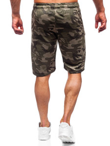 Kaki sportske kratke camo muške hlače Bolf JX701