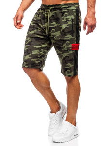 Kaki sportske kratke hlače camo muške Bolf HW2636