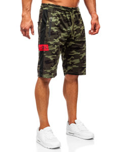 Kaki sportske kratke hlače camo muške Bolf HW2636