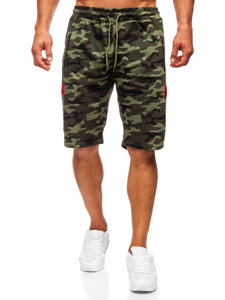 Kaki sportske kratke hlače camo muške Bolf HW2636