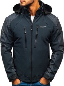 Kurtka męska softshell grafitowa Denley P06