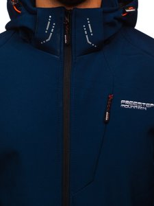 Mornarsko plava muška softshell jakna Bolf BK122