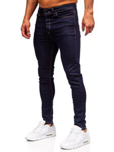 Mornarsko plave muške slim fit jeans hlače Bolf 5313