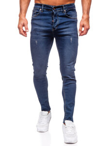 Mornarsko plave muške slim fit jeans hlače Bolf 6257