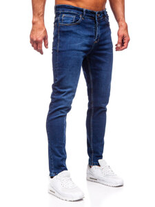 Mornarsko plave muške slim fit jeans hlače Bolf 6290